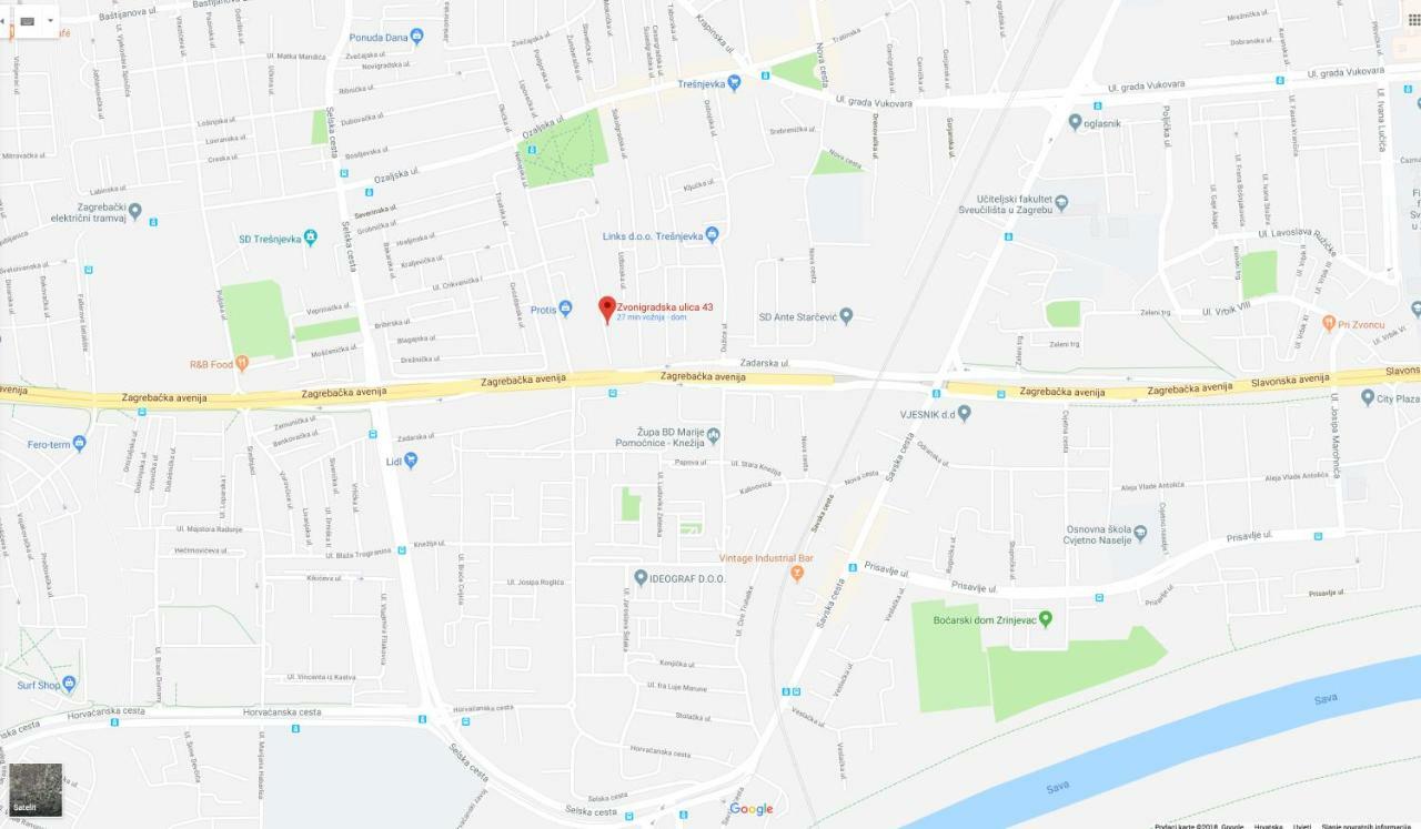 Studio Apartman Tresnjevka Zagreb Dış mekan fotoğraf